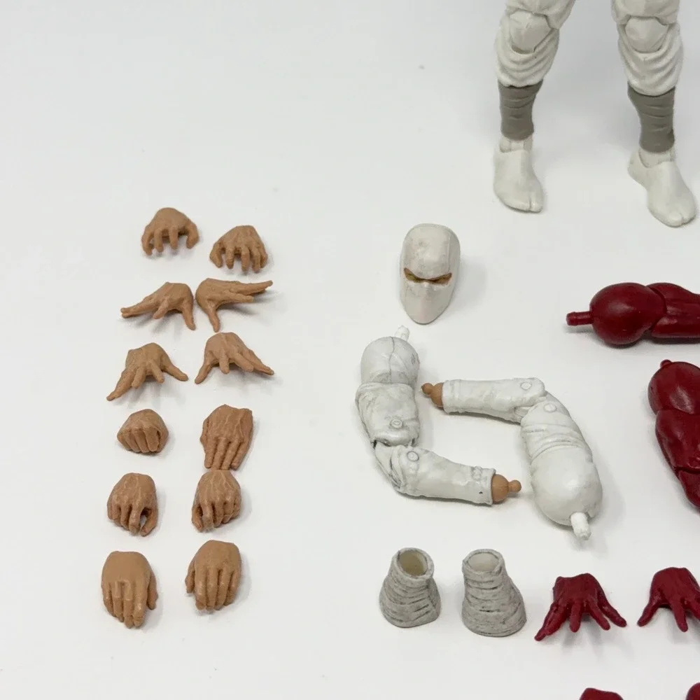 Fwoosh Articulated Icons Feudal Series Deluxe White Ninja 6